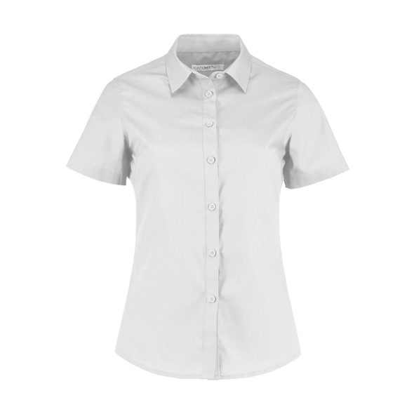 Kustom Kit | Camicia da donna in popeline Tailored Fit SSL Kustom Kit | Camicia da donna in popeline Tailored Fit SSL